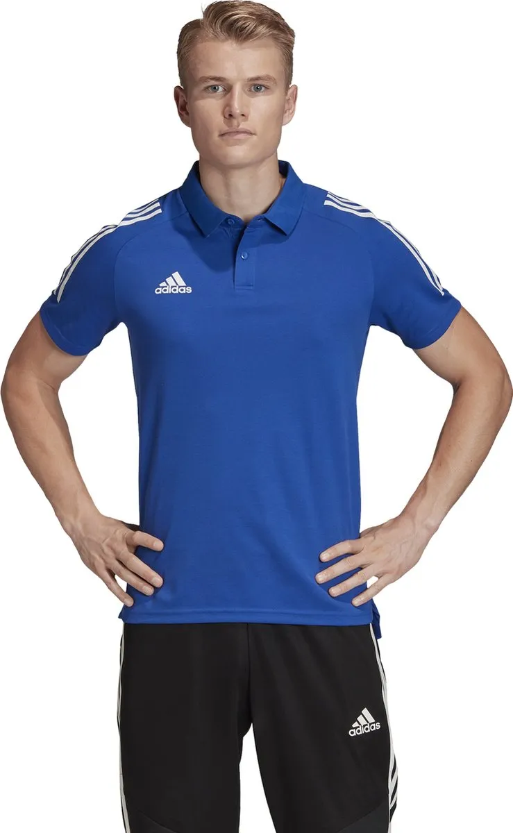 Adidas Condivo 20 Heren Polo - Royal - Maat S