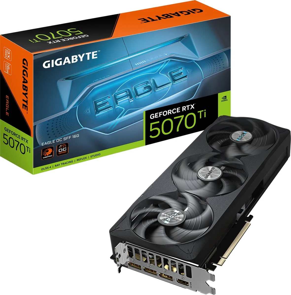 Gigabyte GeForce RTX 5070 Ti Eagle OC 16G - Zwart