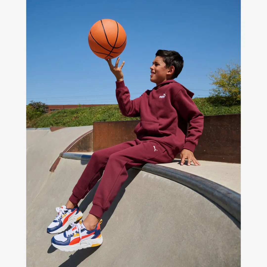 PUMA ESS Sweatpants Fl B Kinder Joggingbroek - Rood 128/134