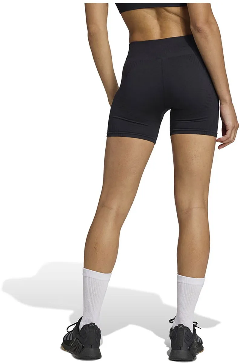 adidas Performance Workout Essentials Knit Legging 4-Inch - Zwart