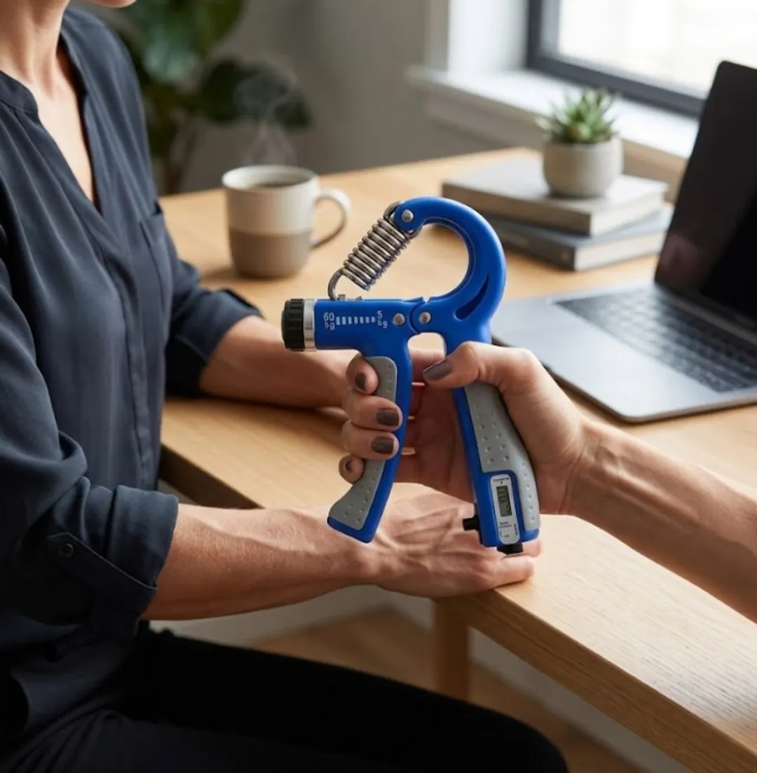 NUVEX Handtrainer Verstelbaar 5-60kg - Blauw