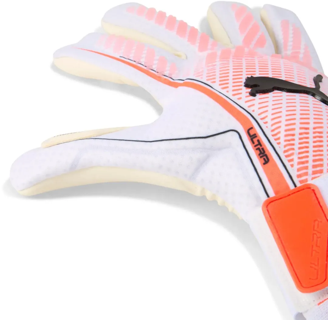 PUMA Ultra Ultimate Hybrid Keepershandschoenen 8.5 - Rood/Wit