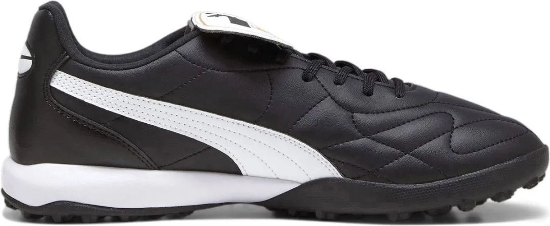 PUMA King Top TT Sportschoenen - Maat 43 - Zwart/Wit/Goud