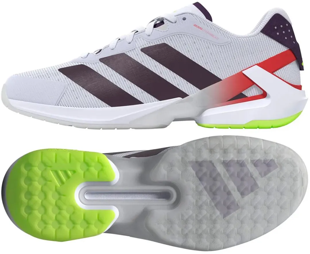 Adidas Adizero Counterblast Indoor Sportschoenen 44 - Wit