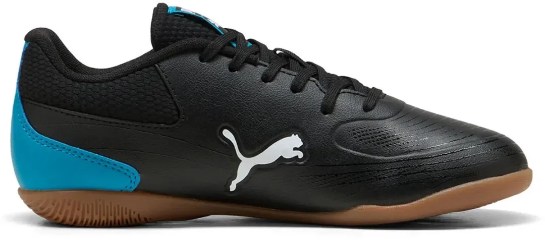 PUMA Truco III Jr Zaalschoenen - 37 - Zwart/Aquatic/Tropical Blue