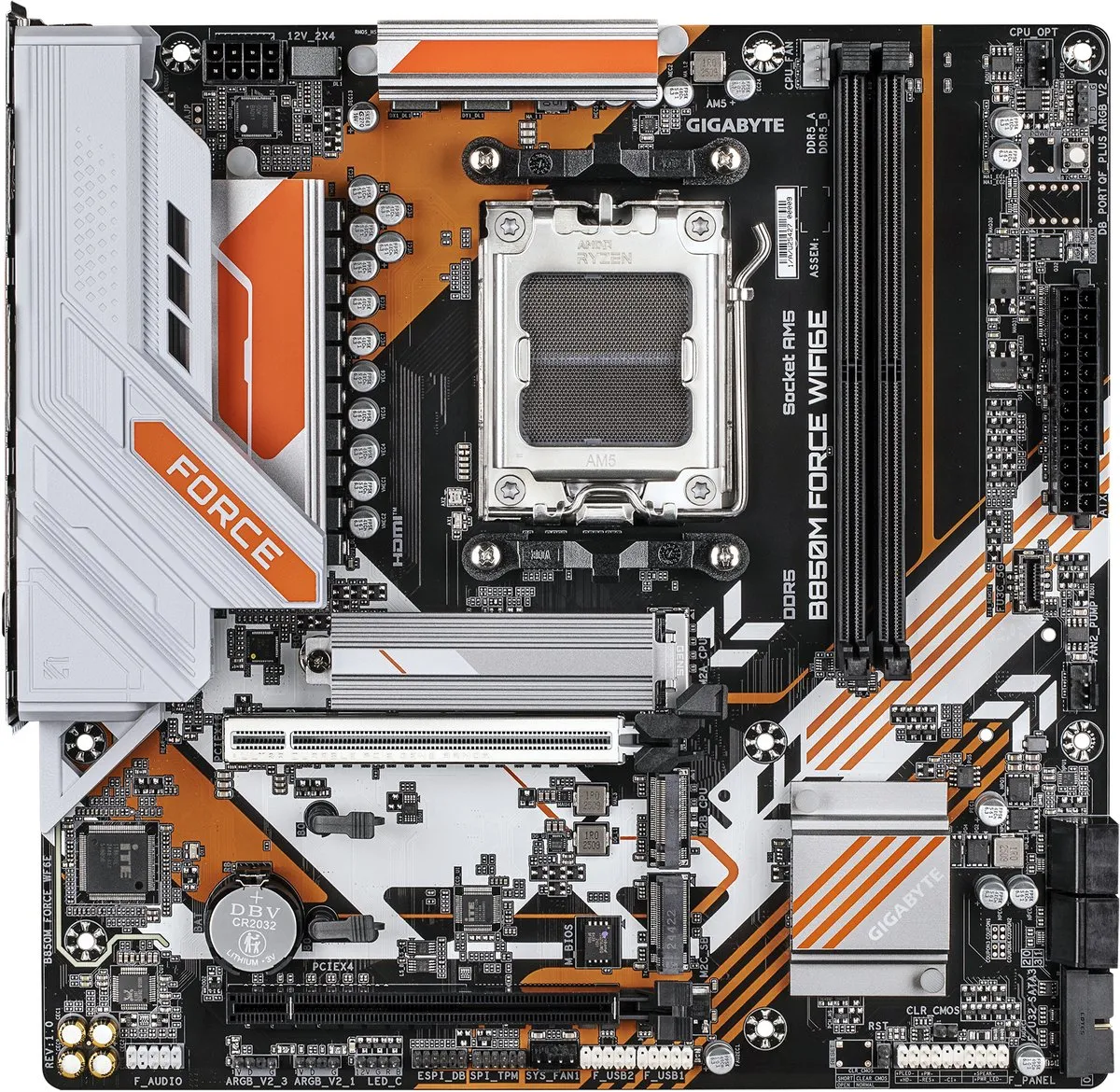 Gigabyte B850M Force WIFI6E AM5 Micro-ATX Moederbord