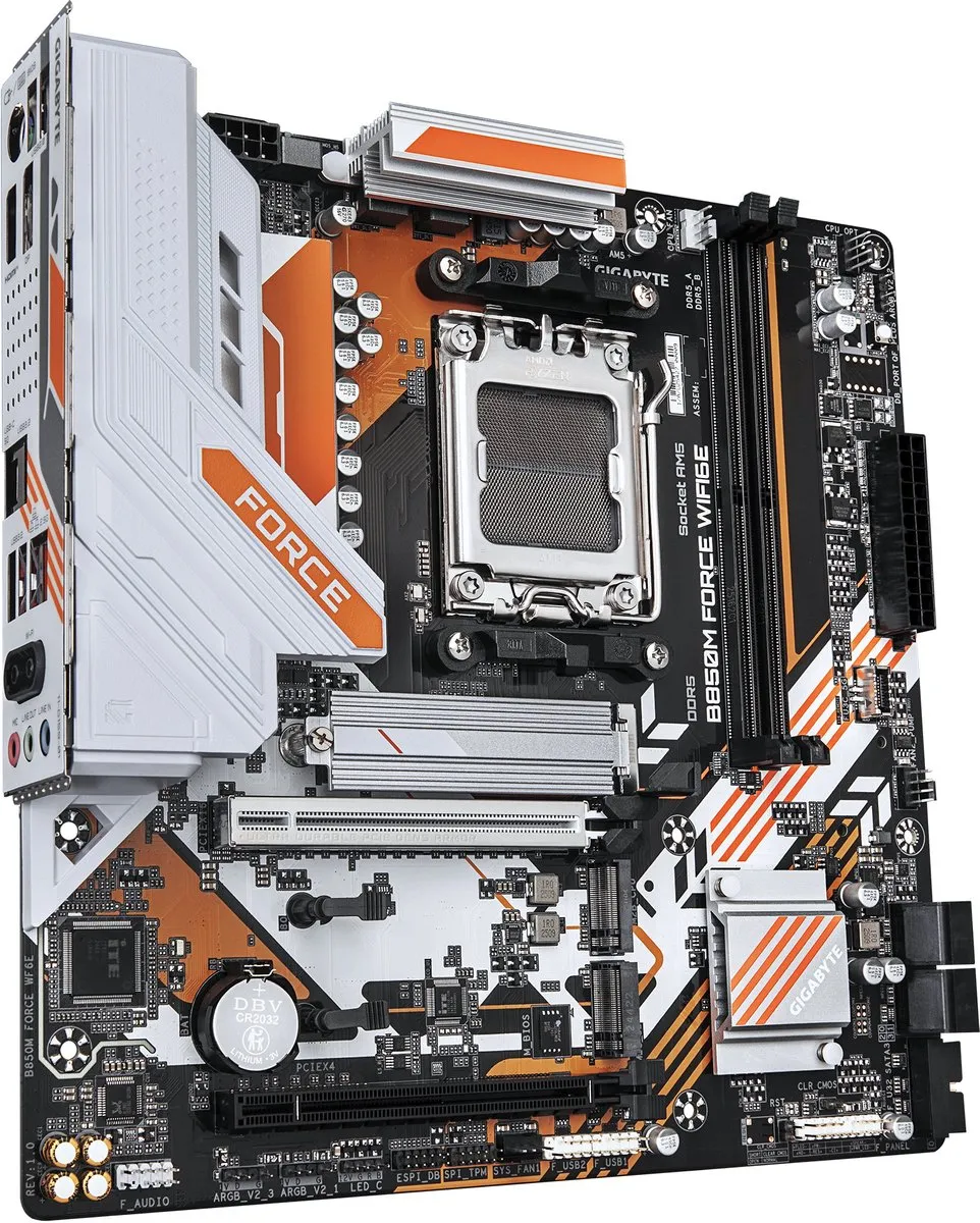 Gigabyte B850M Force WIFI6E AM5 Micro-ATX Moederbord