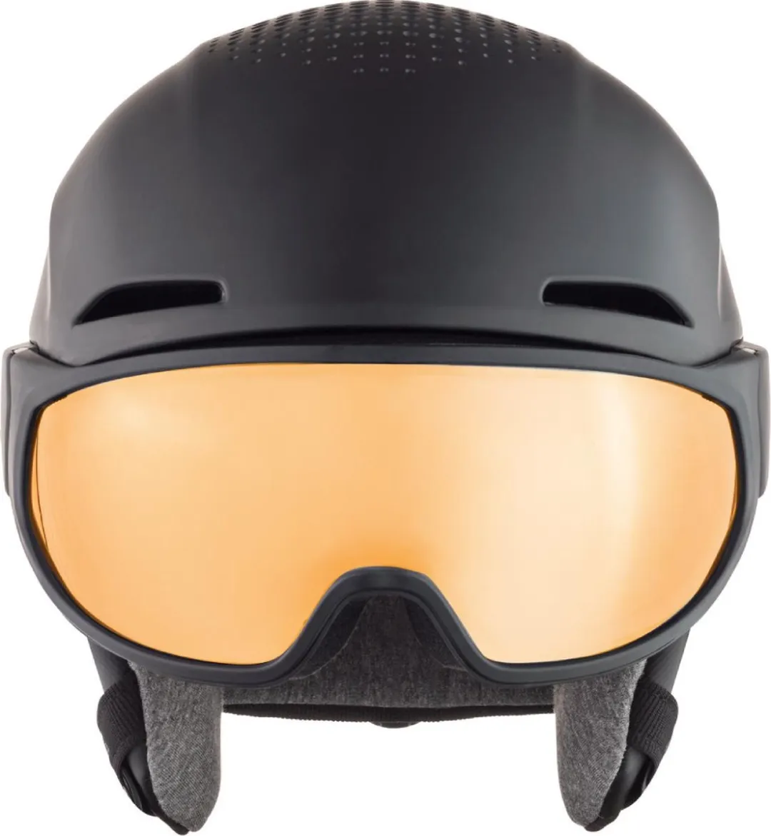 Alpina Alto Q Lite Skihelm - Zwart Matt - Maat 51-55cm