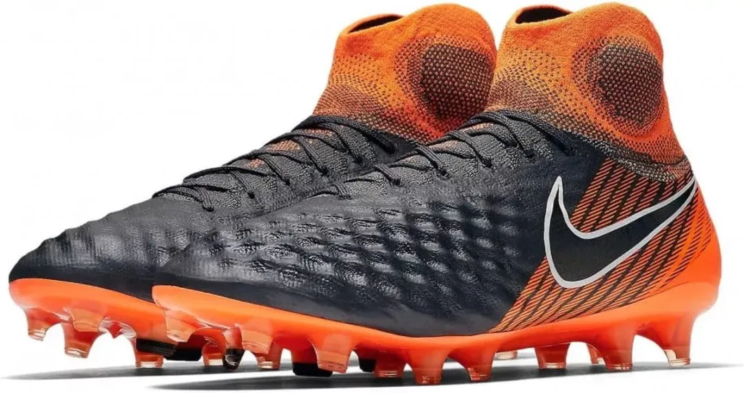 Nike Magista Obra DF Elite FG Voetbalschoenen - Maat 40 - Grijs Oranje