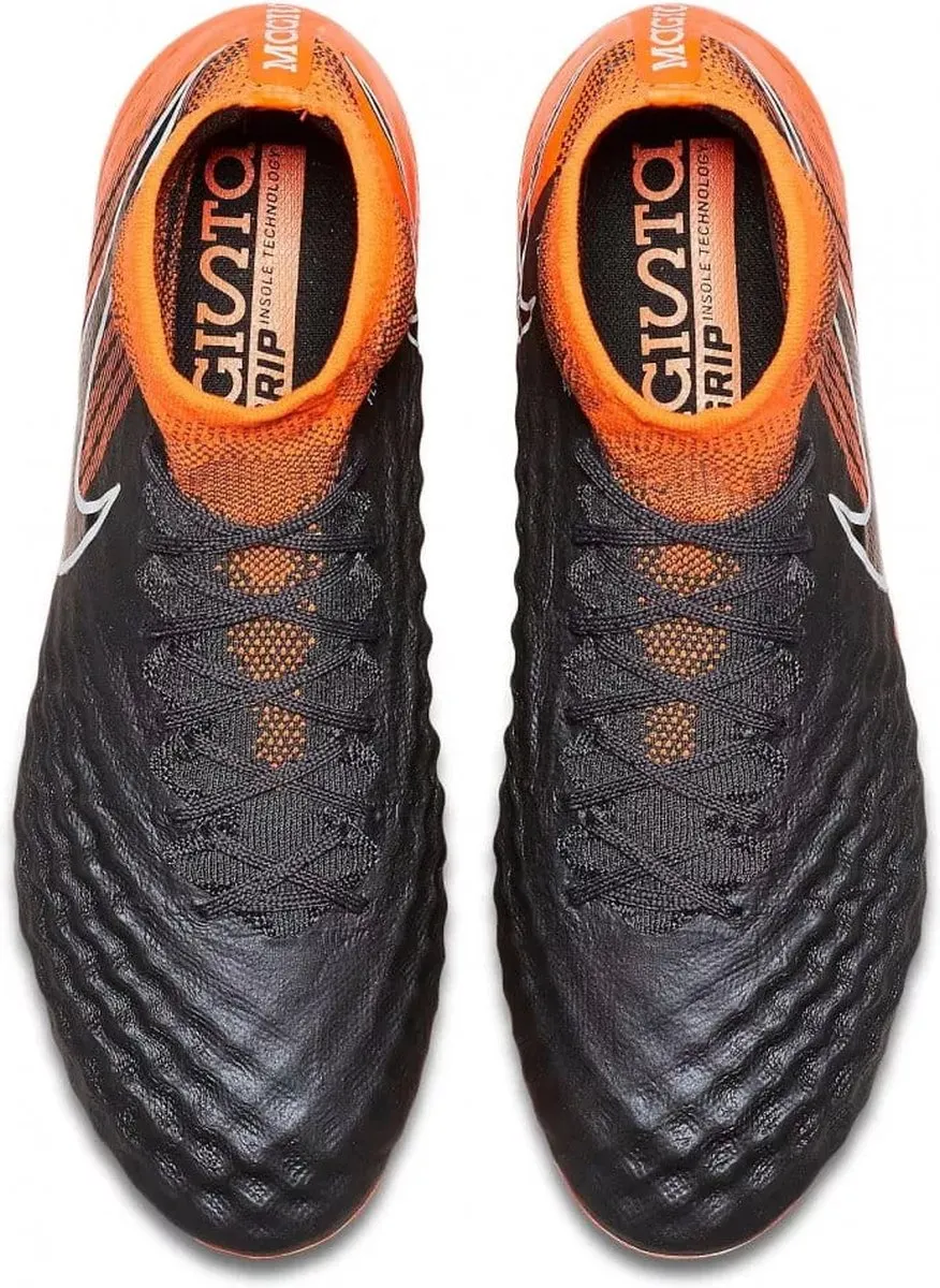Nike Magista Obra DF Elite FG Voetbalschoenen - Maat 40 - Grijs Oranje