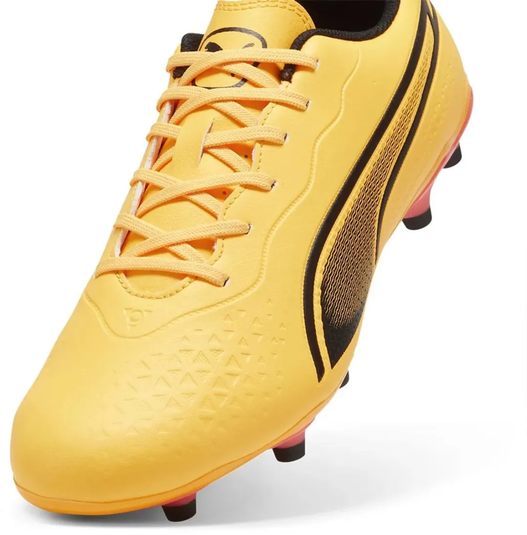 PUMA King Match FG/AG Voetbalschoenen - Oranje - EU 44