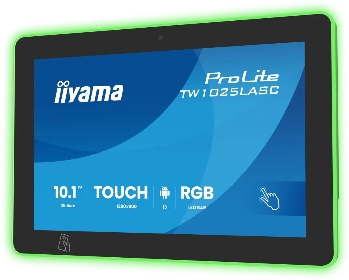 iiyama ProLite TW1025LASC-B3PNR 10 inch Touchscherm - Android 11 W - Zwart