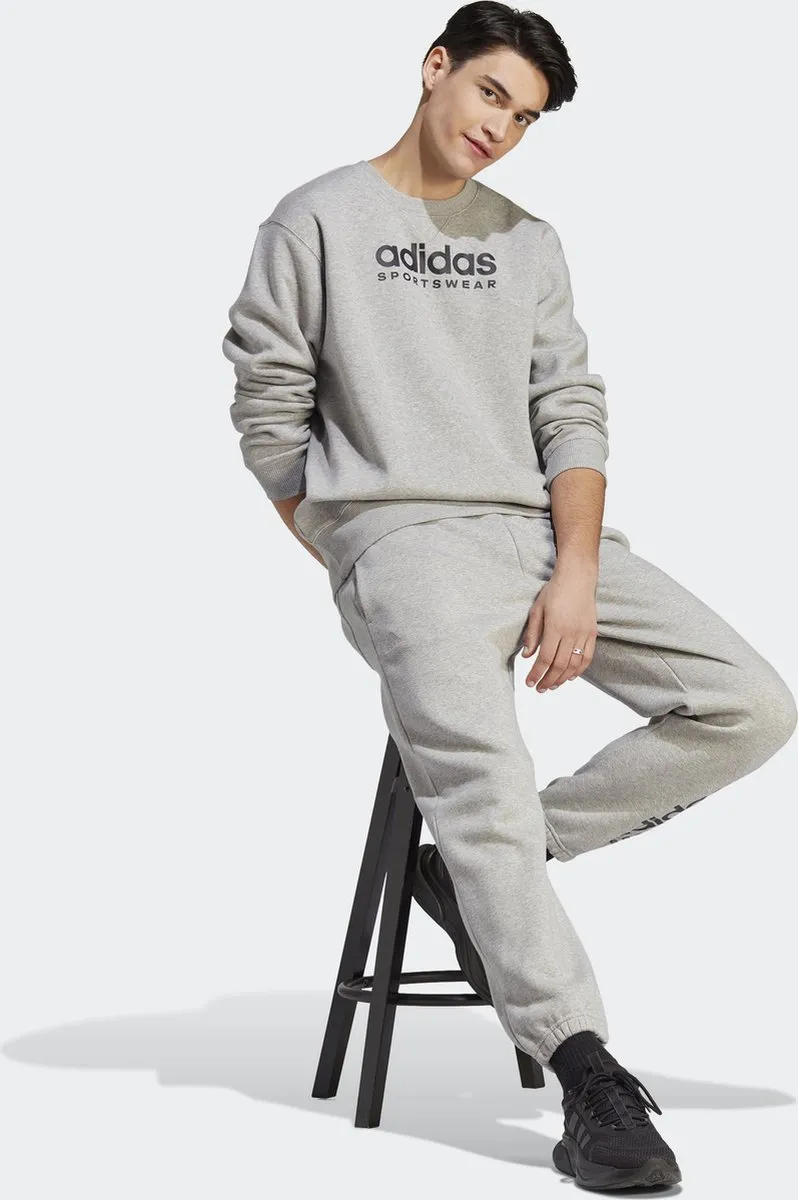adidas Sportswear All SZN Fleece Graphic Joggingbroek IC9783 - Grijs - L