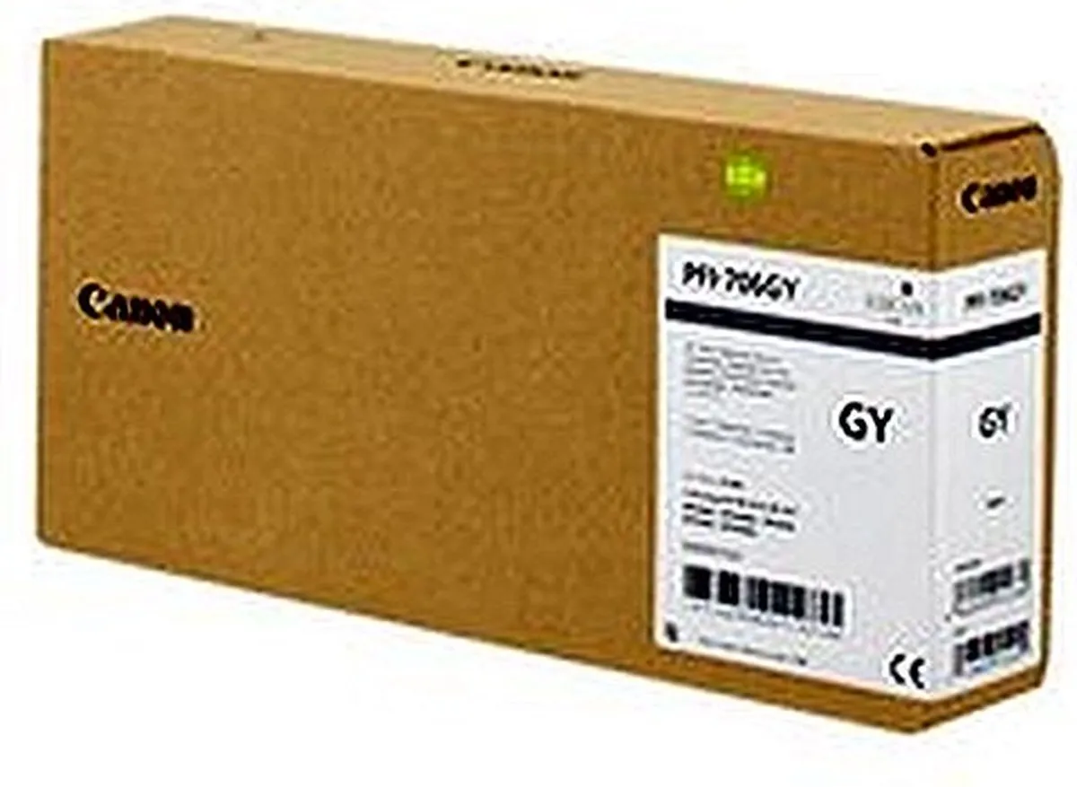 Canon PFI-706GY Inktcartridge Grijs - 700ml