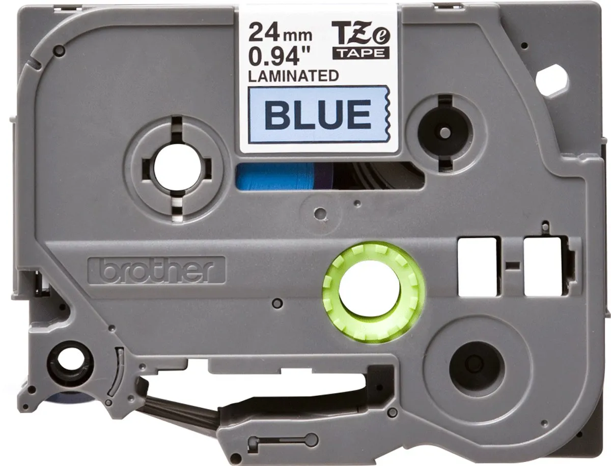 Brother TZE551 Tape 24mm - Zwart op blauw - 8m