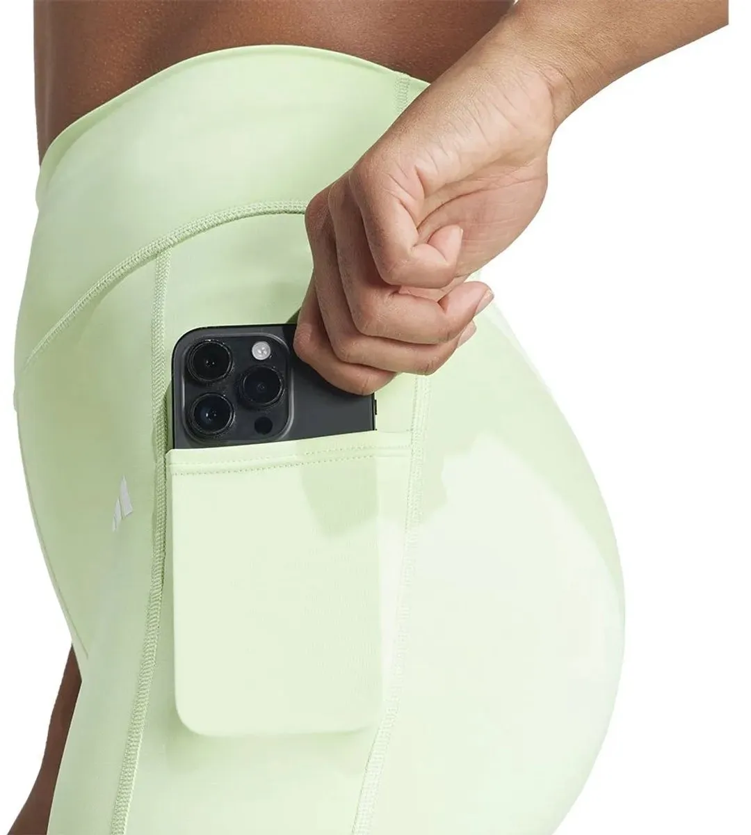 Adidas Opt 3 Stripes Leggings M - Semi Green Spark