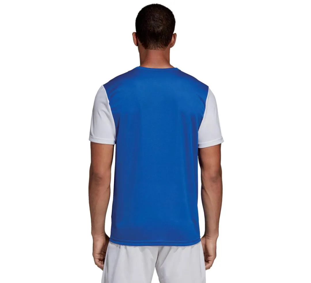 adidas Estro 19 Sportshirt 140 - Blauw/Wit