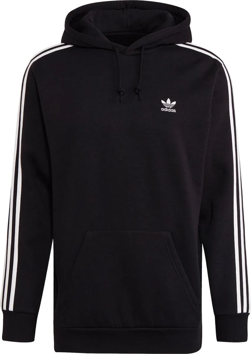 adidas Originals 3-Stripes Hoody - Heren - Zwart - Maat S