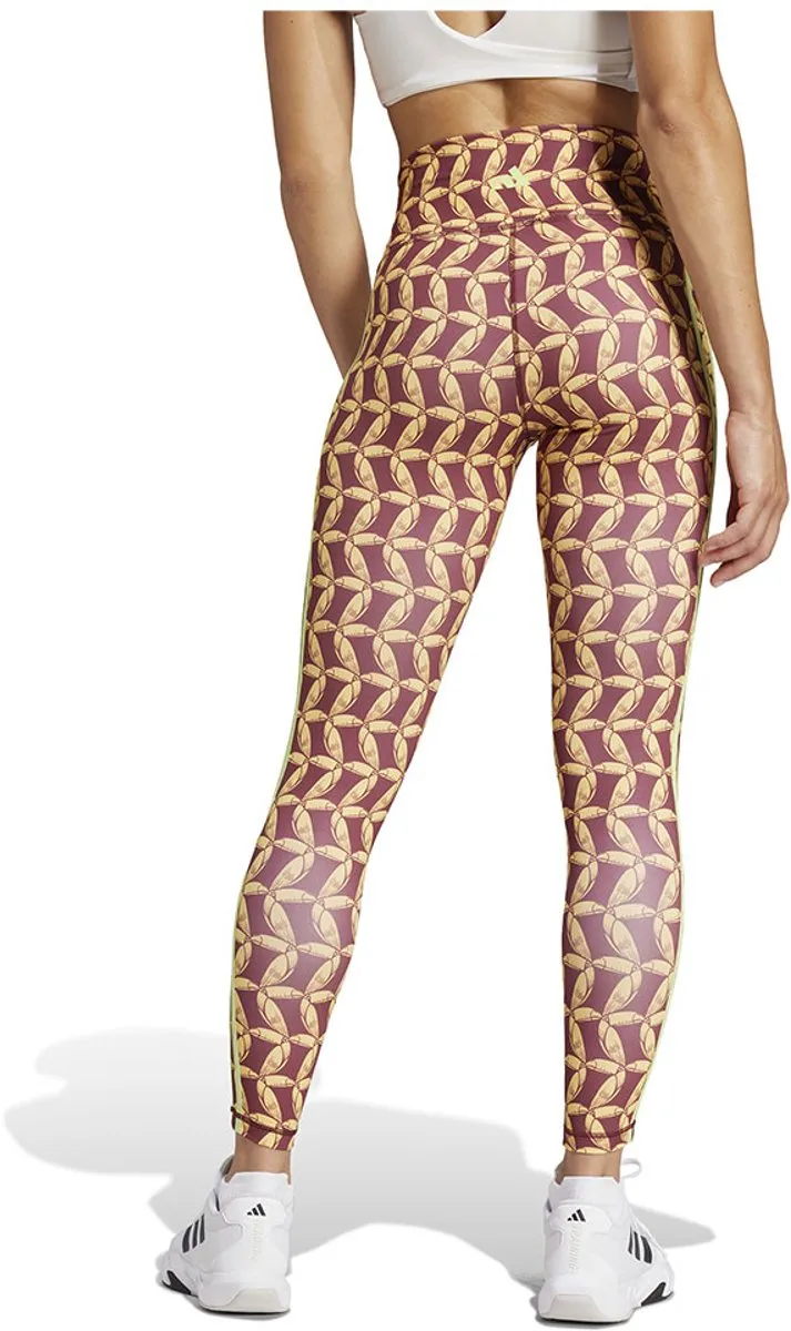 Adidas x FARM Rio 7/8 Legging XS - Geel