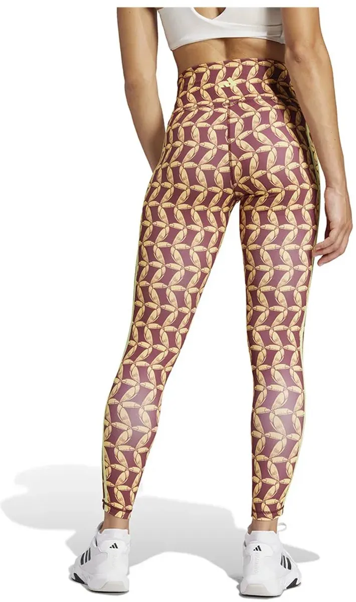 Adidas x FARM Rio 7/8 Legging XS - Geel
