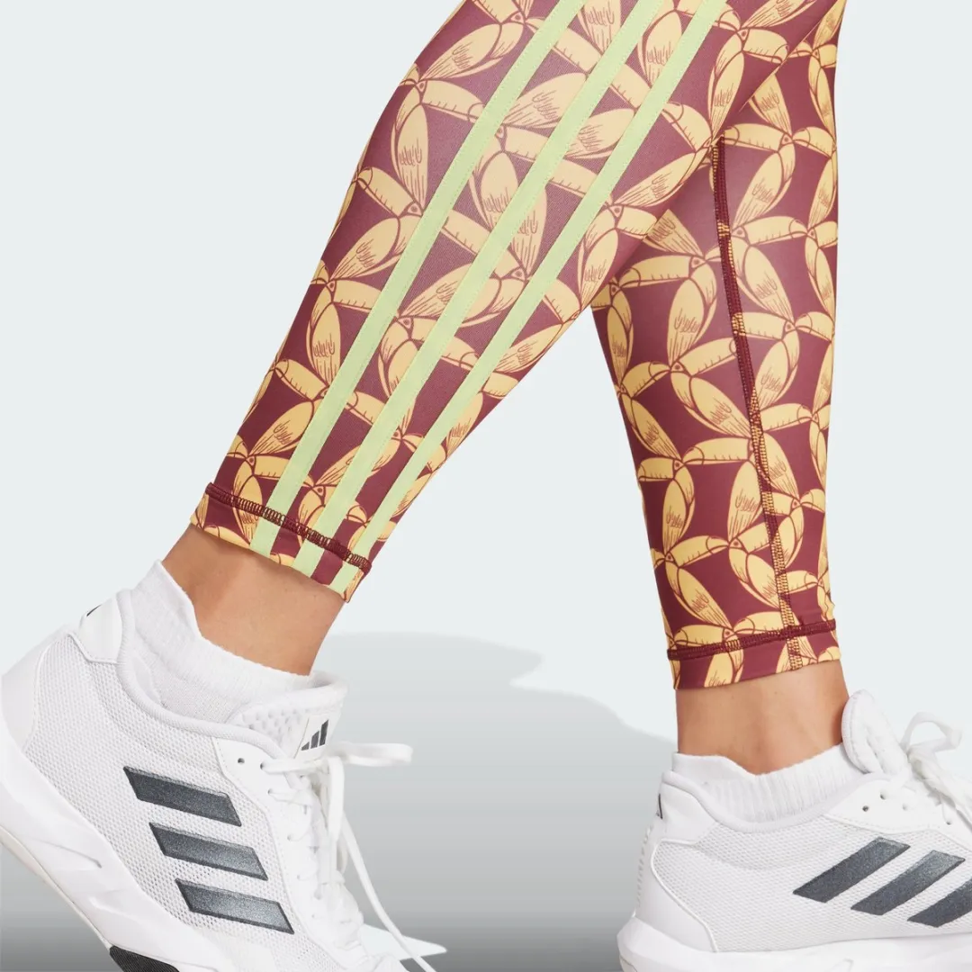 Adidas x FARM Rio 7/8 Legging XS - Geel