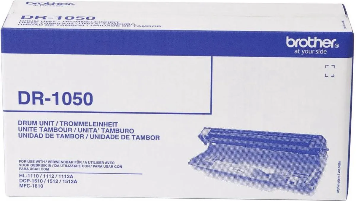 Brother DR-1050 Drum Unit - 10.000 Pagina's - Zwart