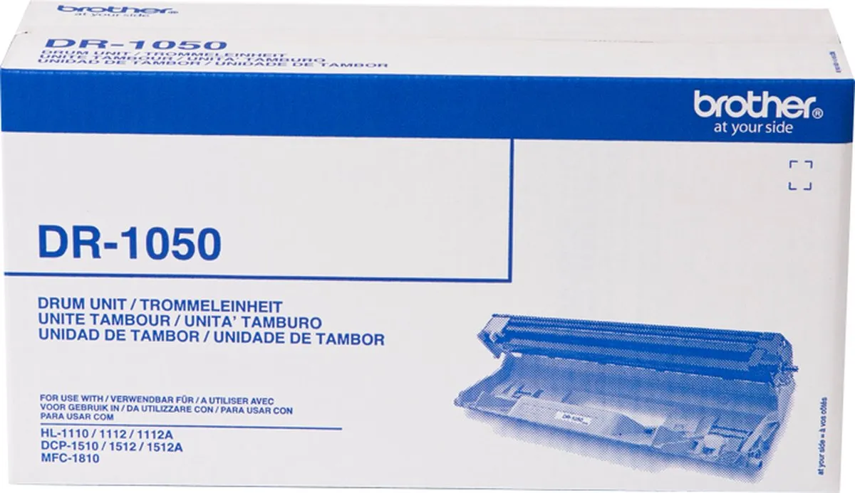 Brother DR-1050 Drum Unit - 10.000 Pagina's - Zwart