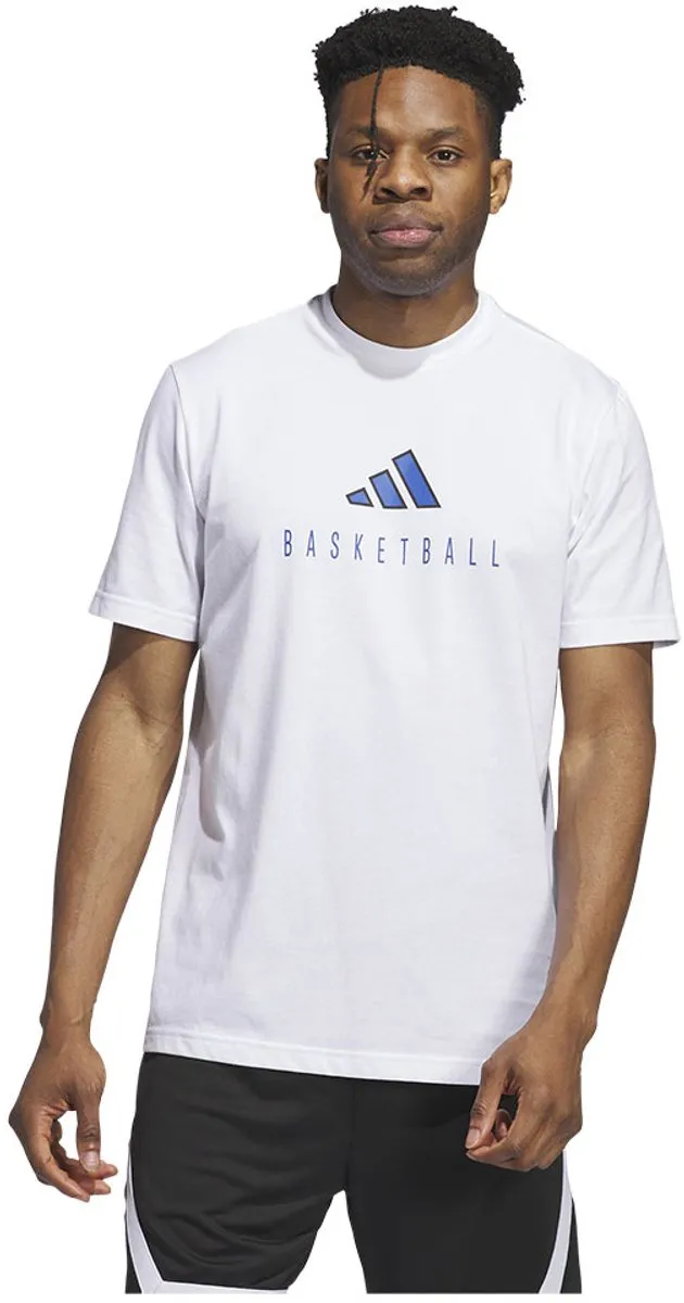 Adidas Worldwide Hoops Performance T-shirt Wit XL