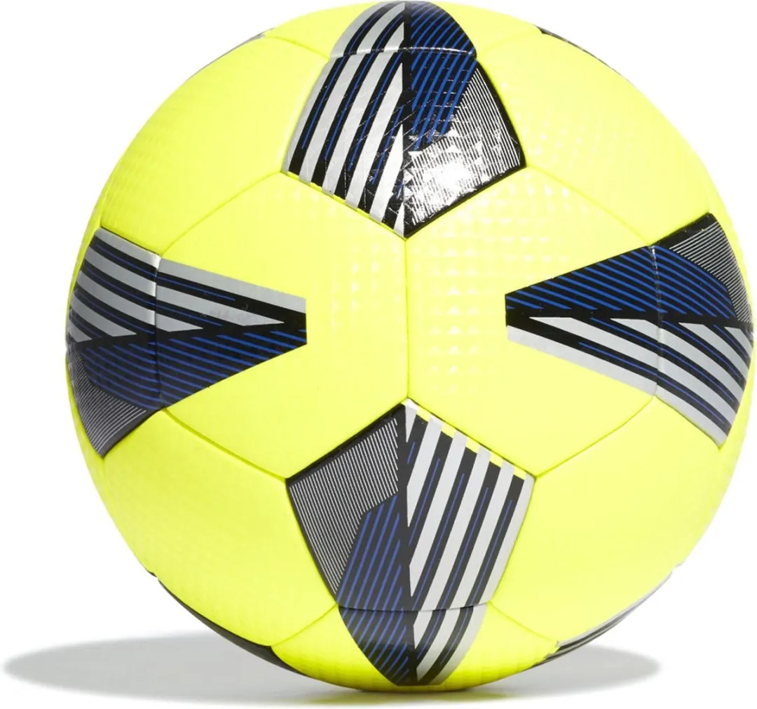adidas Voetbal 5 - Geel/Zwart/Zilver