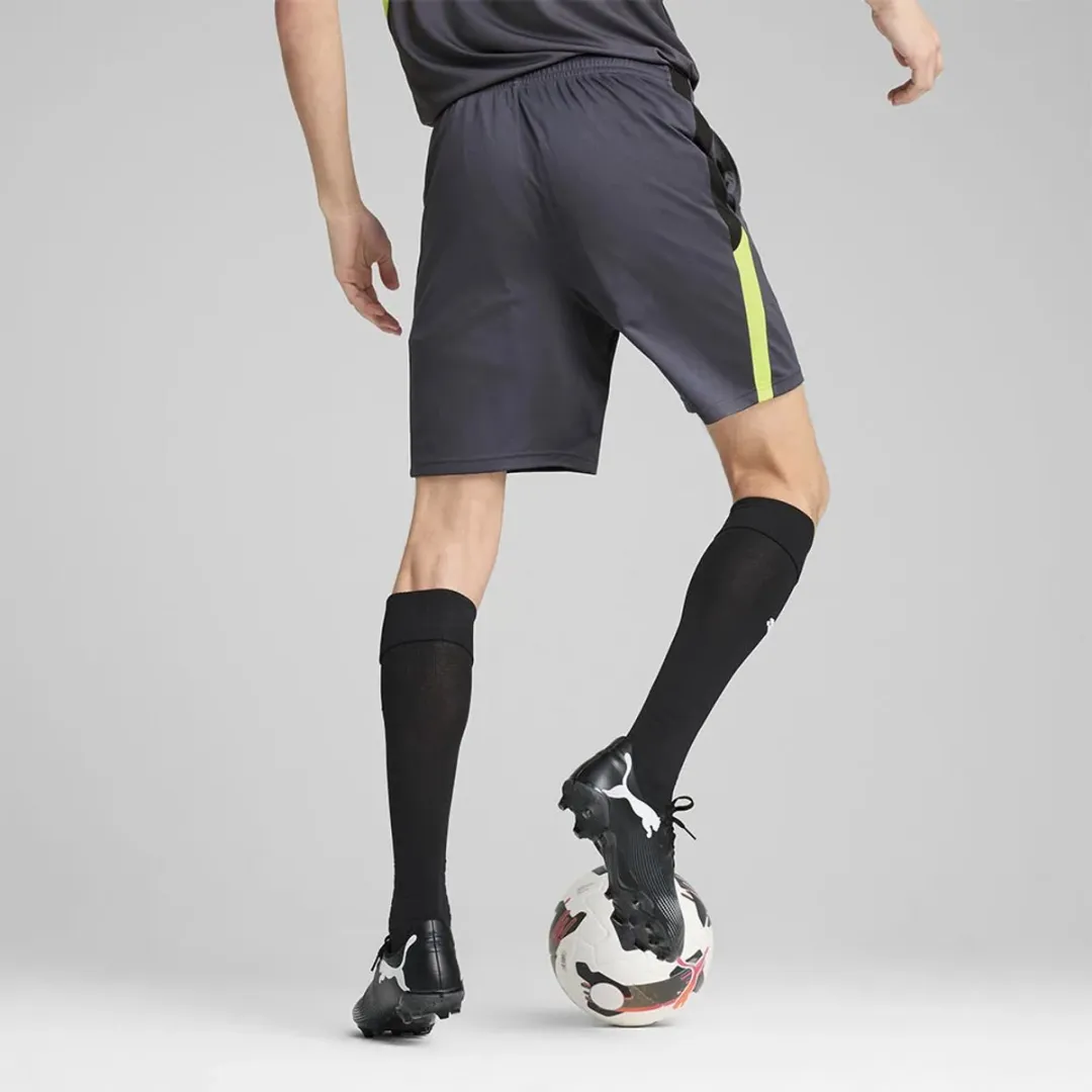 PUMA Liga Korte Broek M - Galactic Gray/Yellow Alert