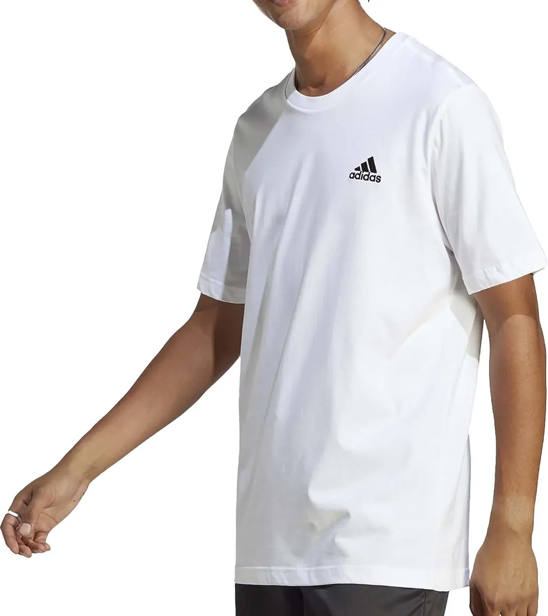 adidas Essentials Single Jersey T-Shirt IC9286 - Wit M