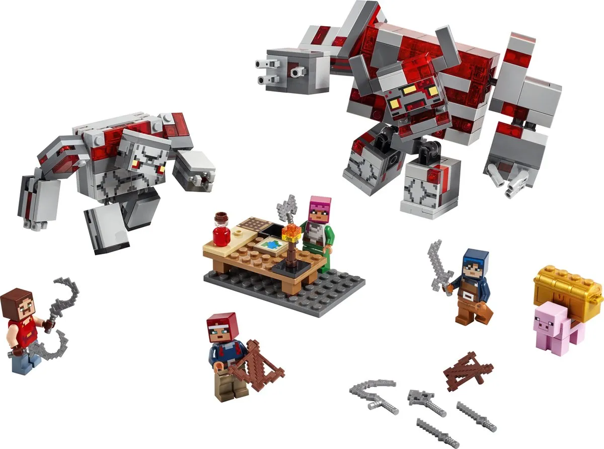 LEGO Minecraft Slag om Redstone 21163 - 504 Stukken