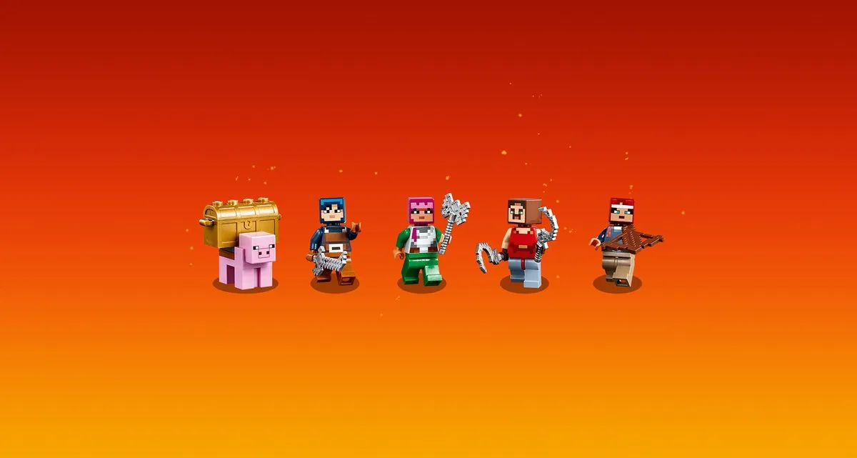 LEGO Minecraft Slag om Redstone 21163 - 504 Stukken