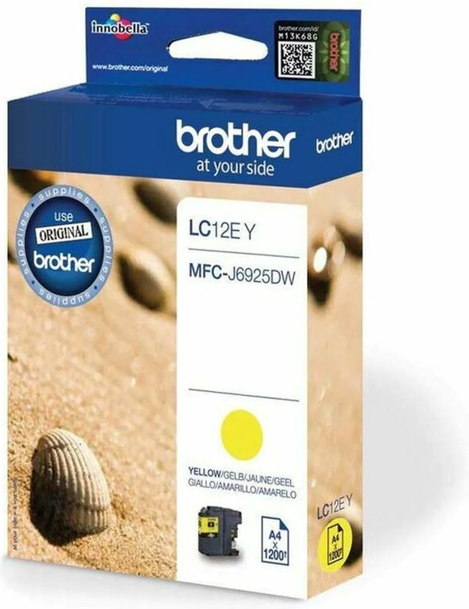 Brother LC-12EY Inktcartridge - Geel