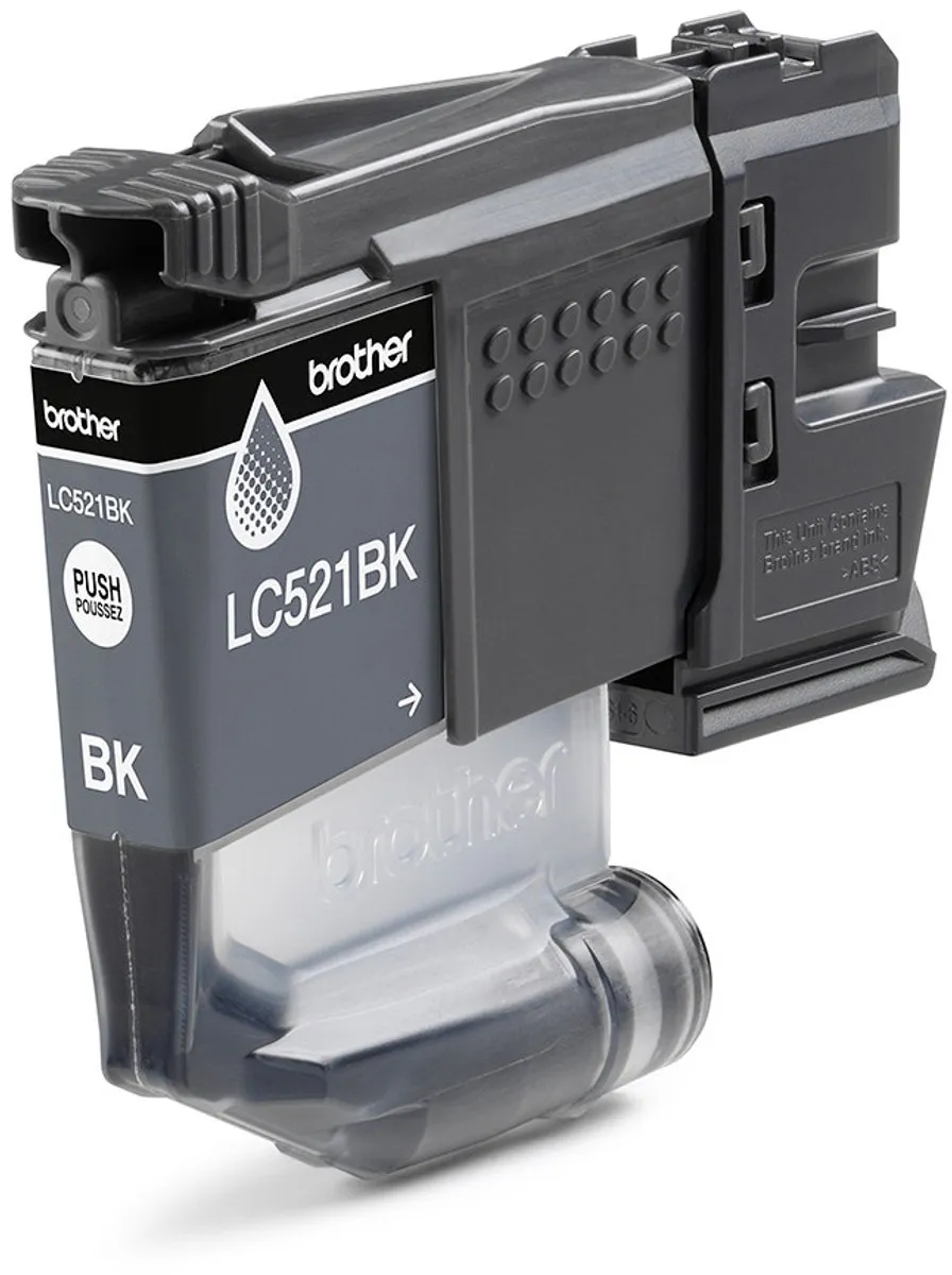 Brother LC521BK Inktcartridge - Zwart