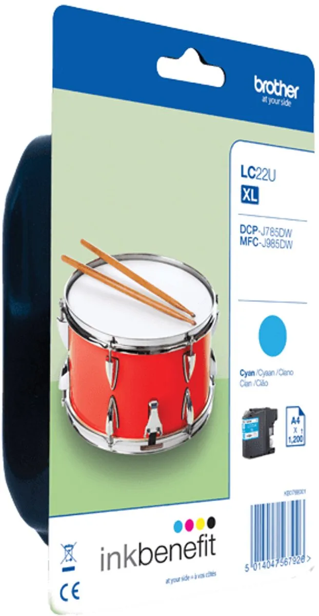 Brother LC-22U C XL Inktcartridge