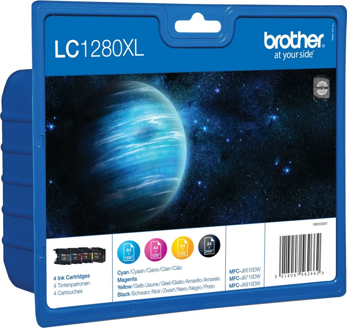 Brother LC-1280XLVALBP Inktcartridge - 4 Kleuren - XL