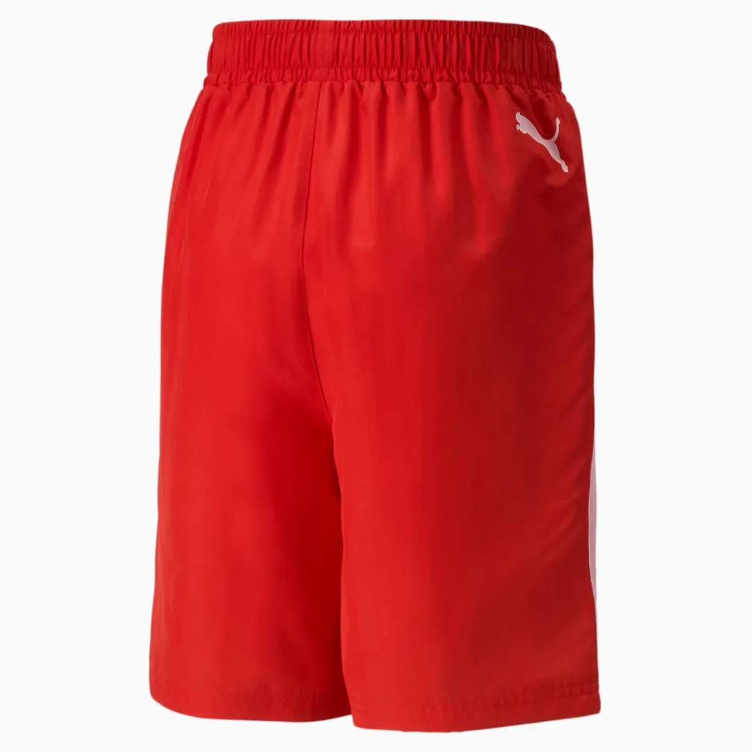PUMA Basketball Clyde Korte Broek - 152/158 - Rood