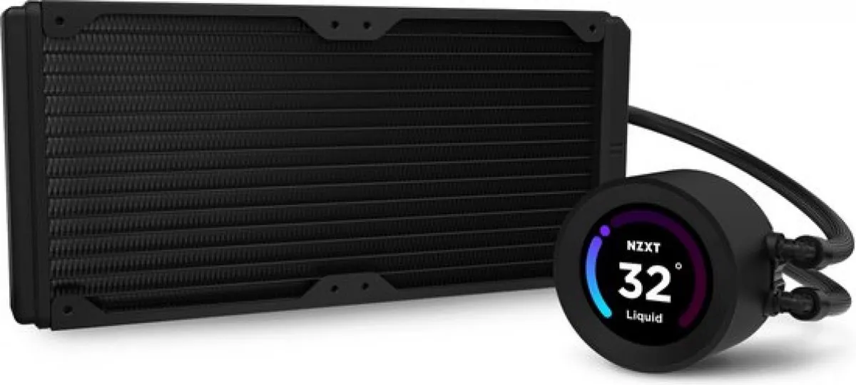 NZXT Kraken Elite RL-KR28E-B1 Vloeistofkoeling 280mm - 2x F120P - RGB - Zwart