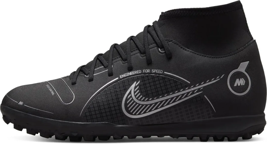 Nike Mercurial Superfly 8 Club TF - Maat 44 - Zwart
