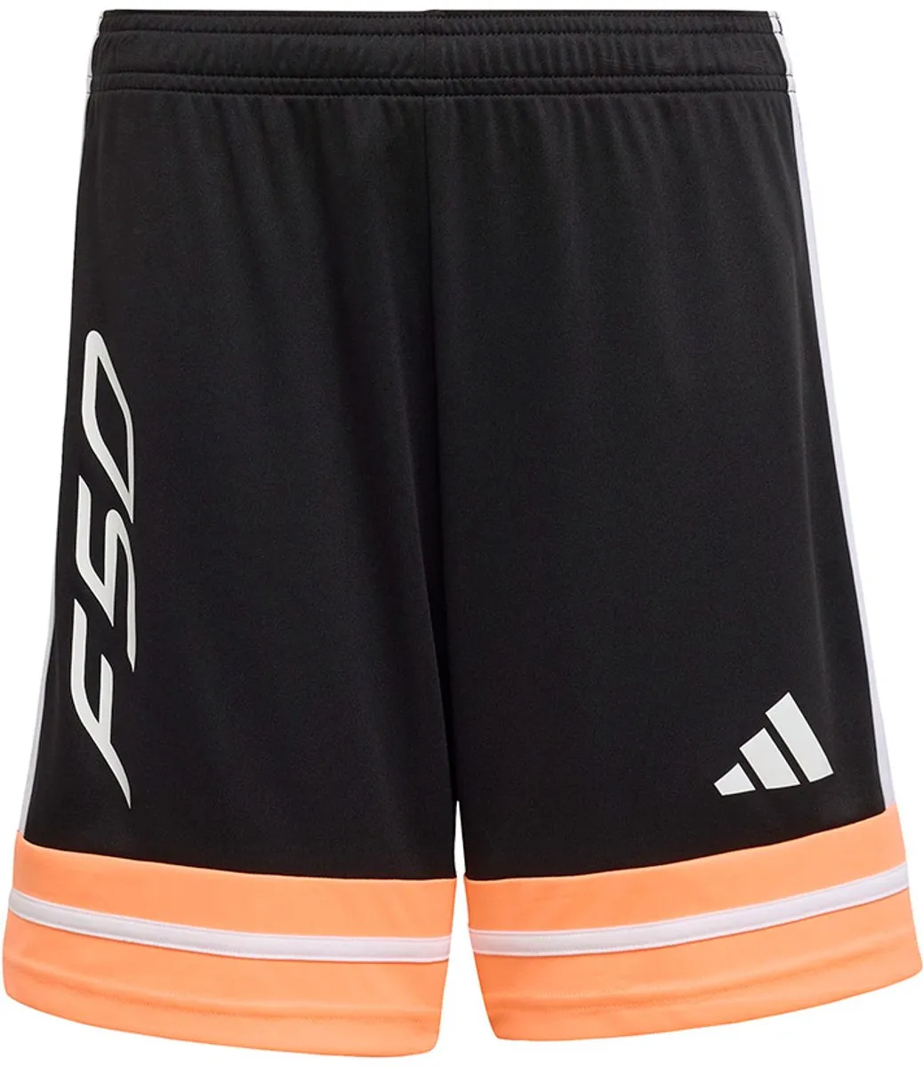 adidas F50 Korte Broek - 9-10 jaar - Zwart/Beam Orange