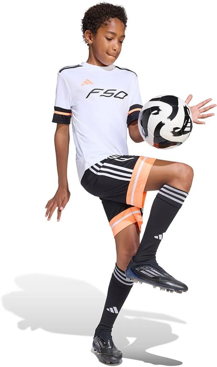adidas F50 Korte Broek - 9-10 jaar - Zwart/Beam Orange