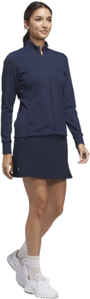 Adidas Dames W Textured Golfvest KC2073 - Navy
