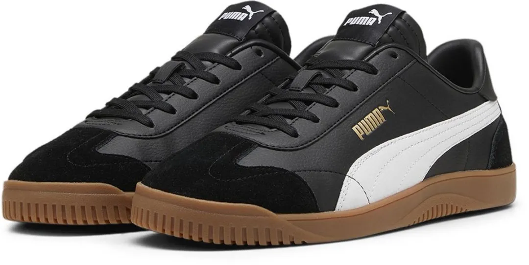 PUMA Club 5v5 SD Schoenen - 39 - Zwart/Wit/Goud