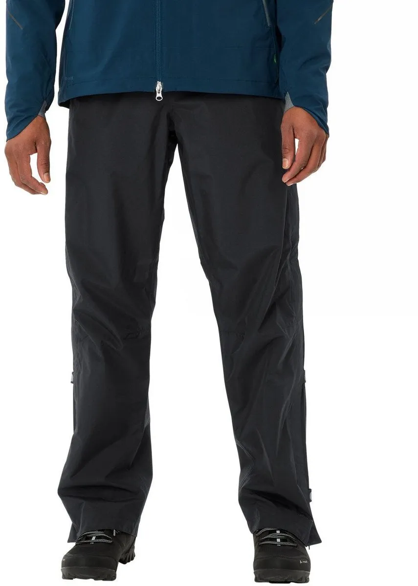 Vaude Fluid Full-zip Pants II Regenbroek Heren - Maat L