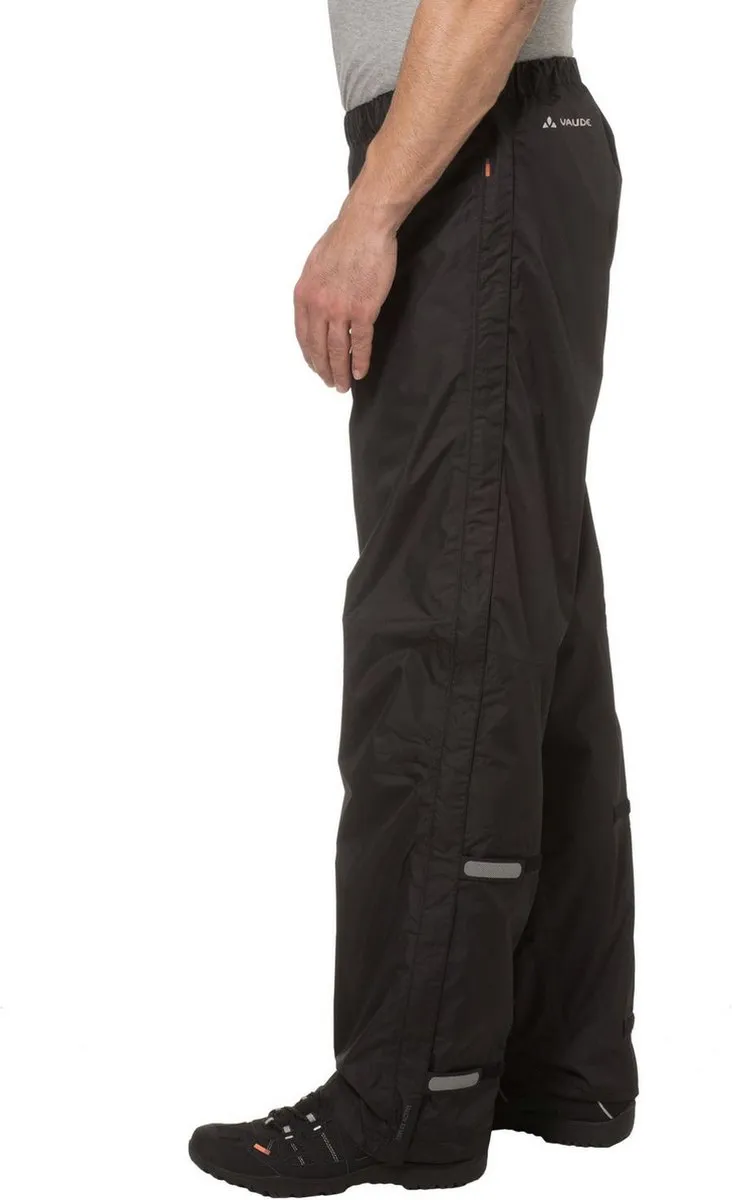 Vaude Fluid Full-zip Pants II Regenbroek Heren - Maat L