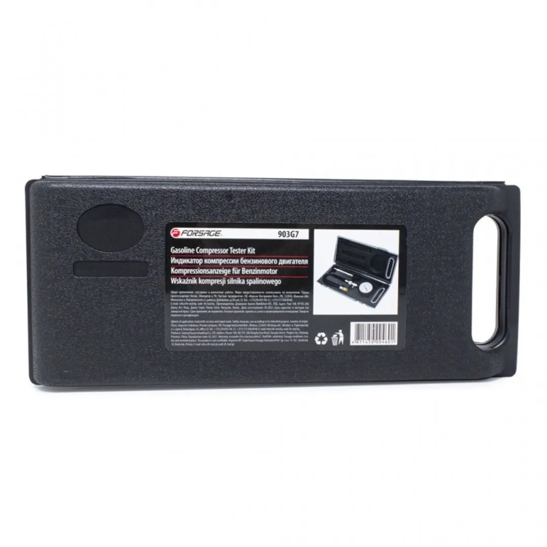 Forsage Serie F-903G7 Compressietester - 0-21 Bar - Zwart