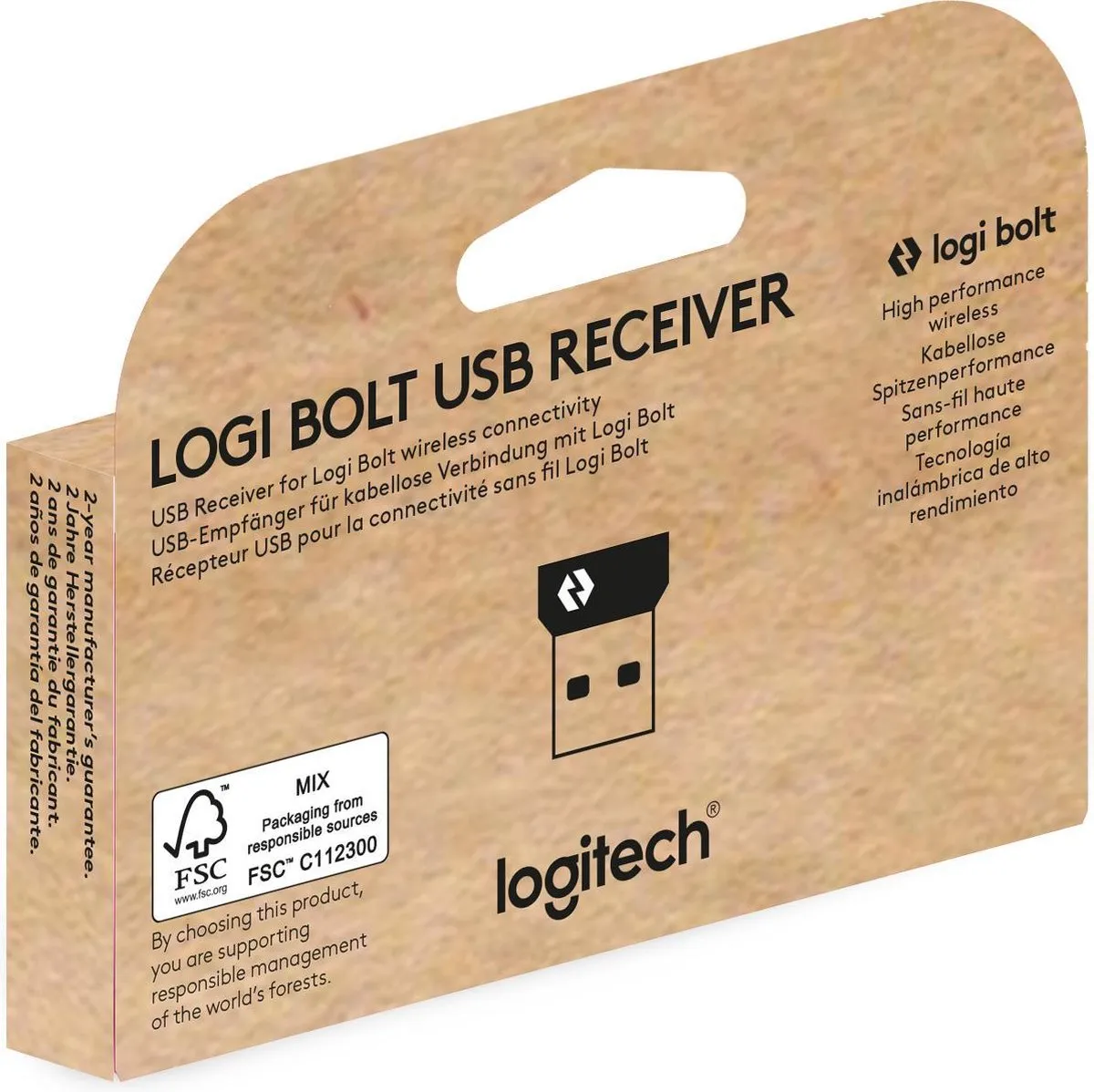 Logitech Bolt 956-000008 USB-ontvanger - Zwart