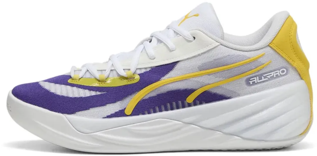 PUMA All-Pro Nitro La Basketbalschoenen 42 - Team Violet/Pelé Yellow - afbeelding 6 van 6