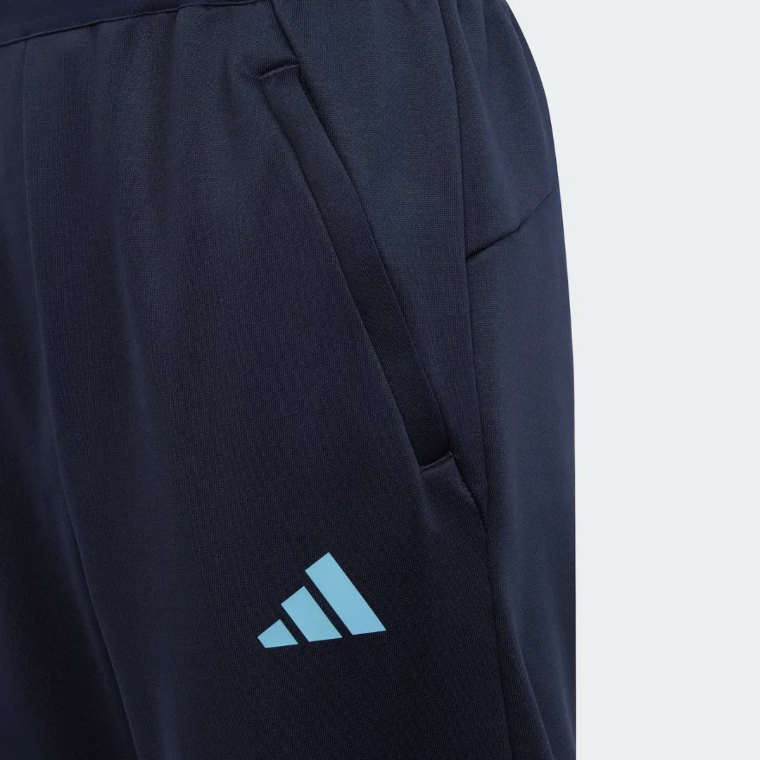 adidas Performance Train Icons AEROREADY 3-Stripes Knit Broek 164 - Blauw